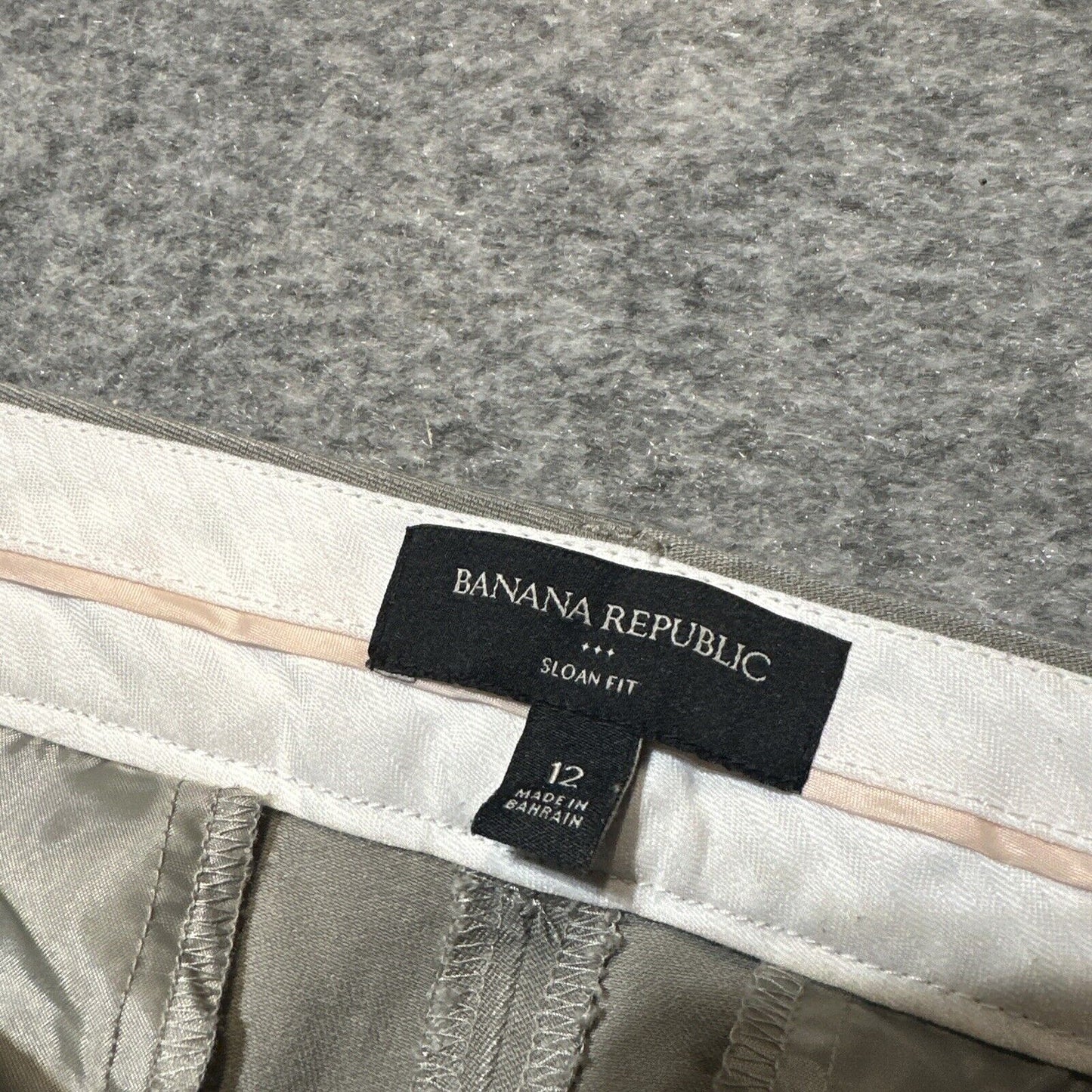 Banana Republic Sloan Fit Dress Pants Women's Size 12 Gray Pants Formal