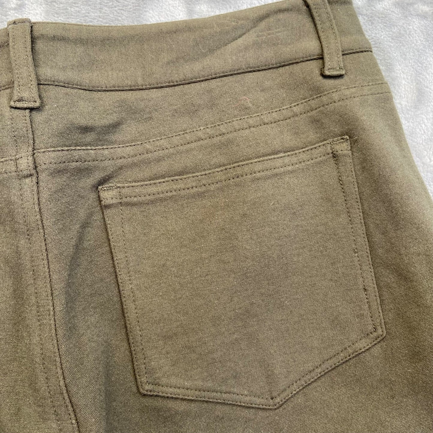 Paige Verdugo Jegging Women's Size 29 Olive Skinny Pants Rayon Blend