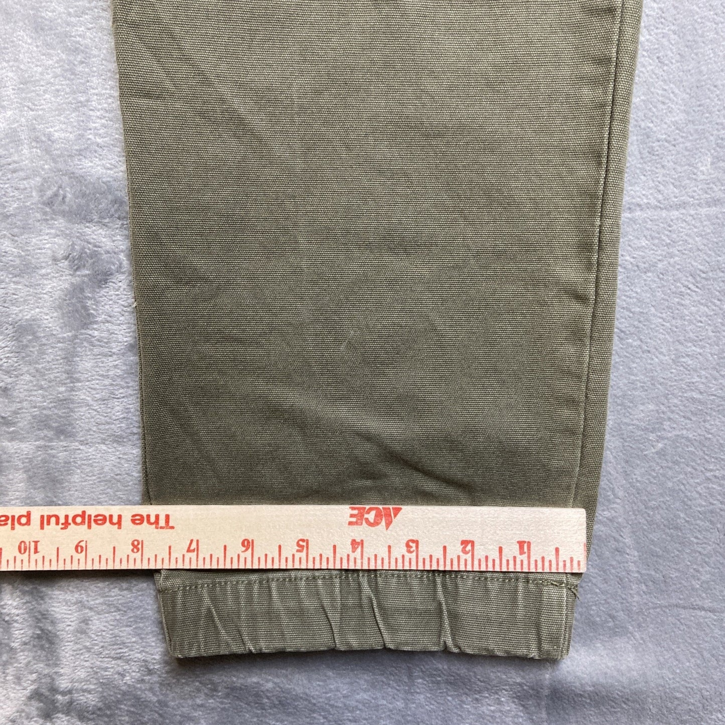 Air Walk Cargo Pants Men’s Size 2XL Green Elastic Waist Cuffed Pants Skater