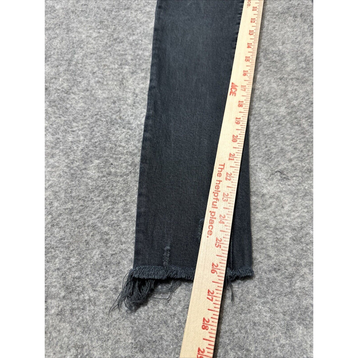 Agolde Women's Skinny Jeans Size 25 Black Dark Wash Denim