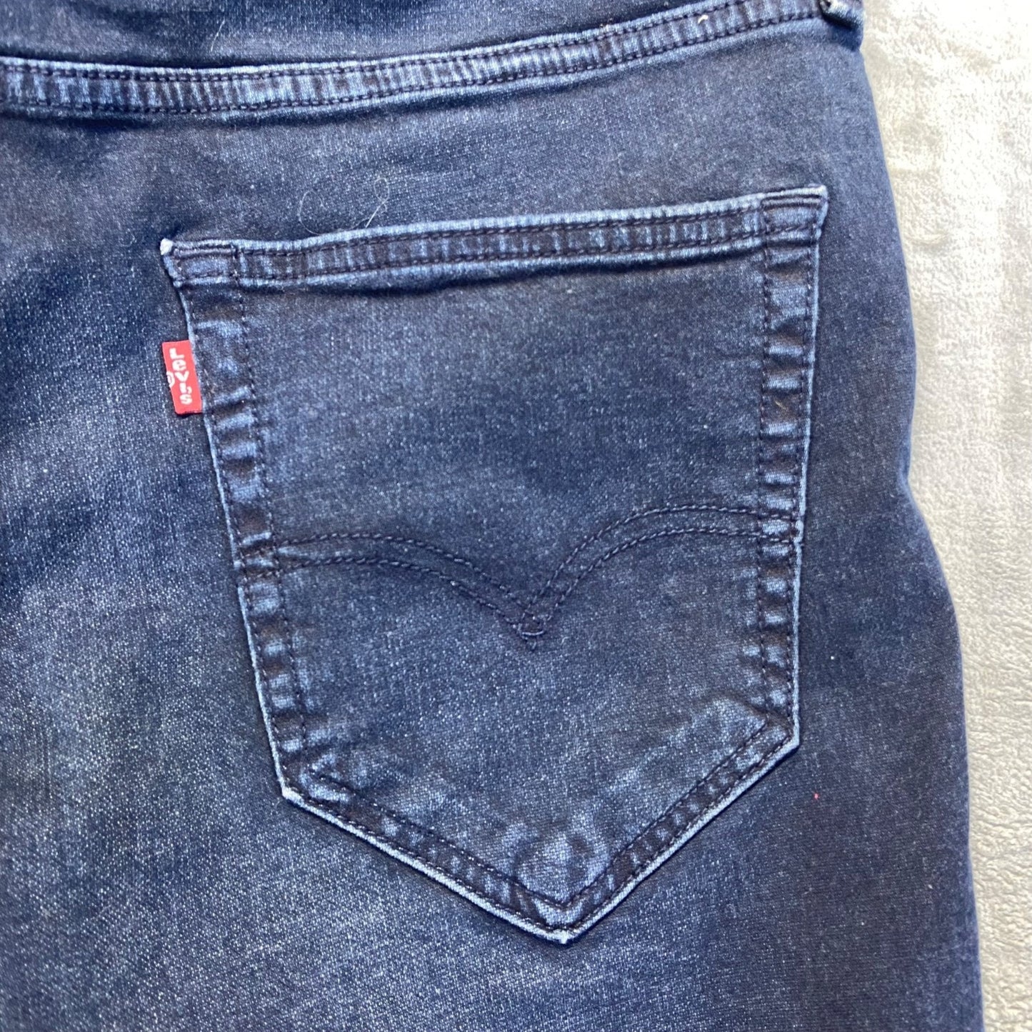 Levi's Men's Skinny Jeans Size 34 Blue Dark Wash