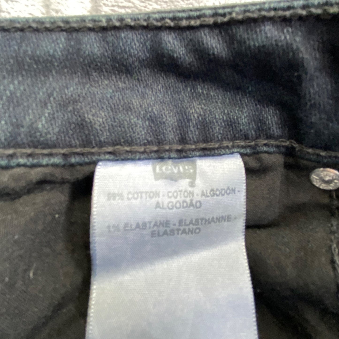 Levi's 535 Legging Skinny Jeans Women's Size 28 Dark Blue Denim