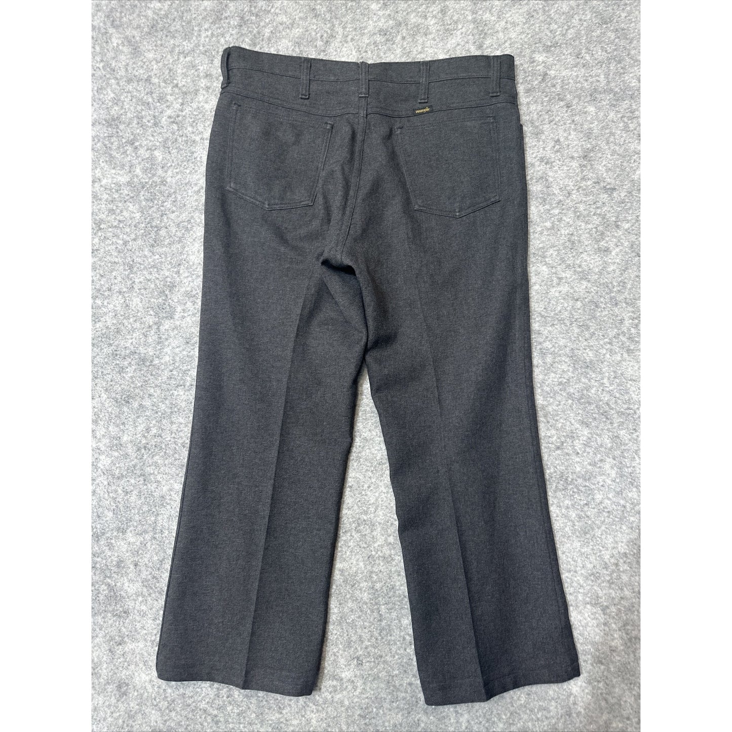 Wrangler 82HK Dress Pants Men's Size 38x29 Black Cotton Pants