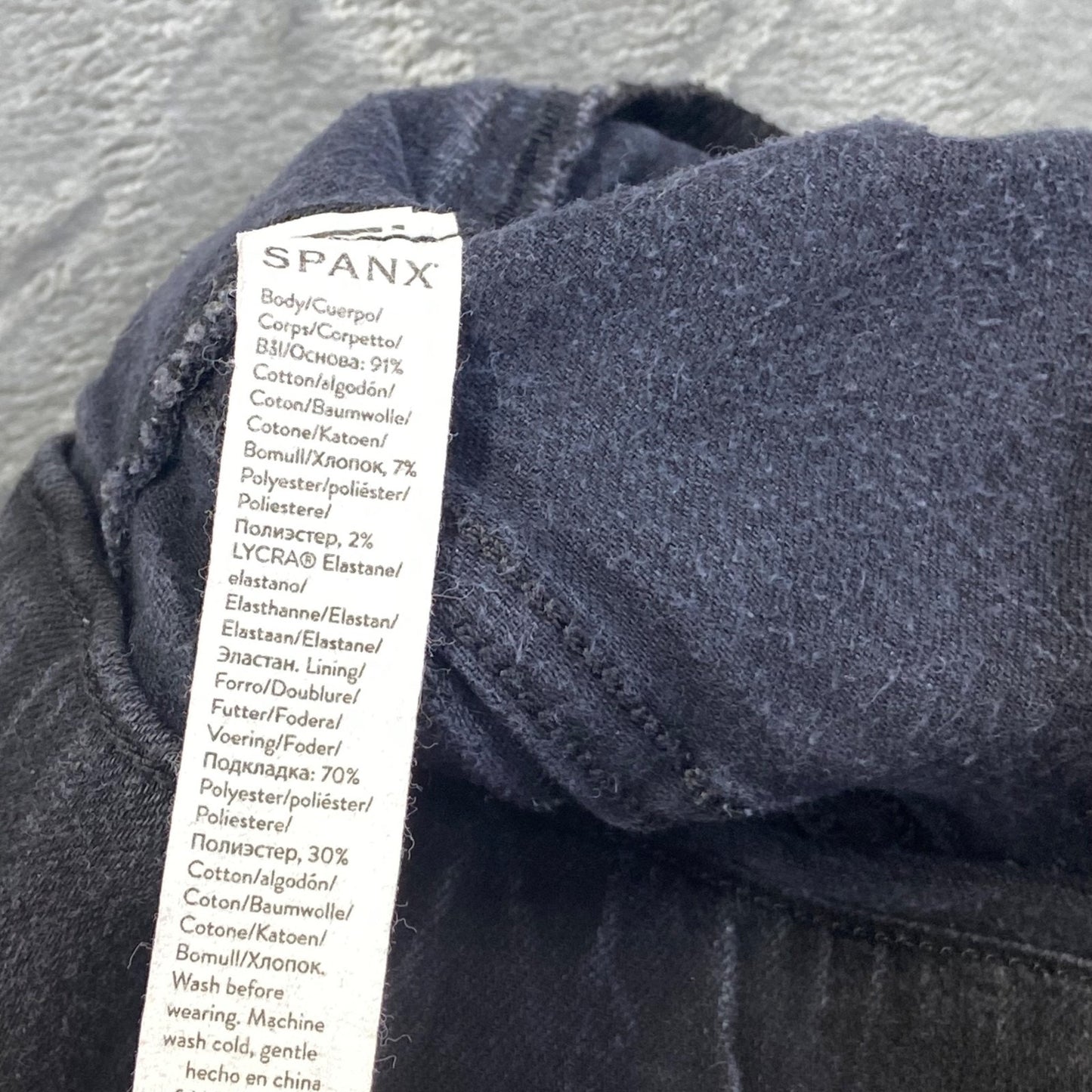 Spanx Women's Flare Jeans Size 2XL Black Dark Wash