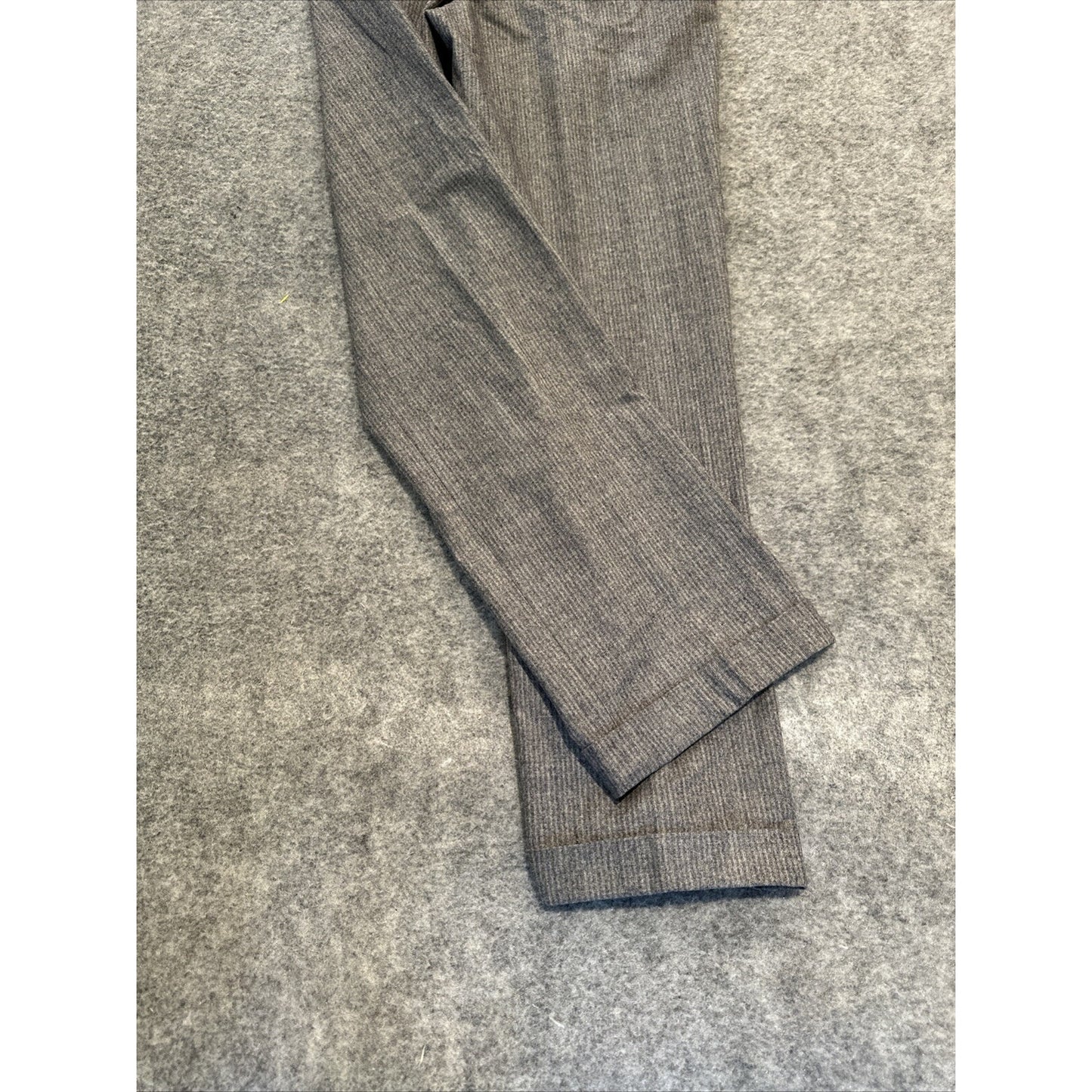 Piazza Sempione Women's Cuffed Straight Dress Pants Size 12 Gray Pants