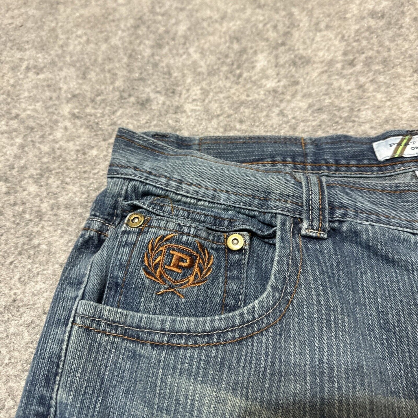 Vintage PHAT Classic Original Fit Jeans Men's 40x30 Blue Denim Skater Hemmed