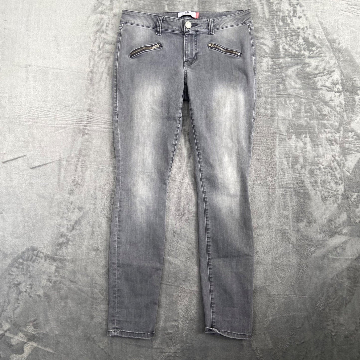 Cabi Skinny Jeans Women's Size 6 Gray Mid Rise