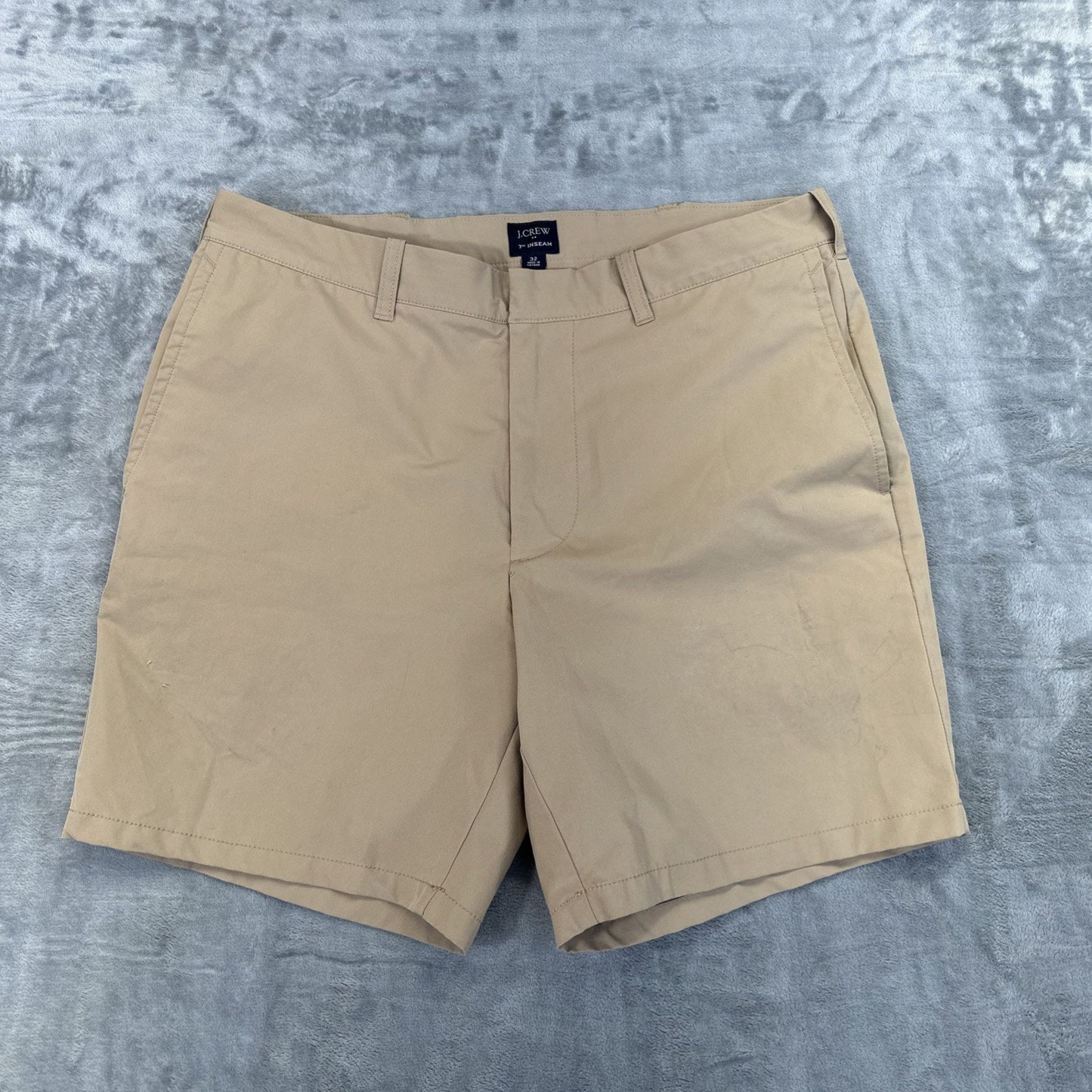 Lot of 3 J Crew Chino Shorts Men's Size 32 Tan Khaki Shorts Casual