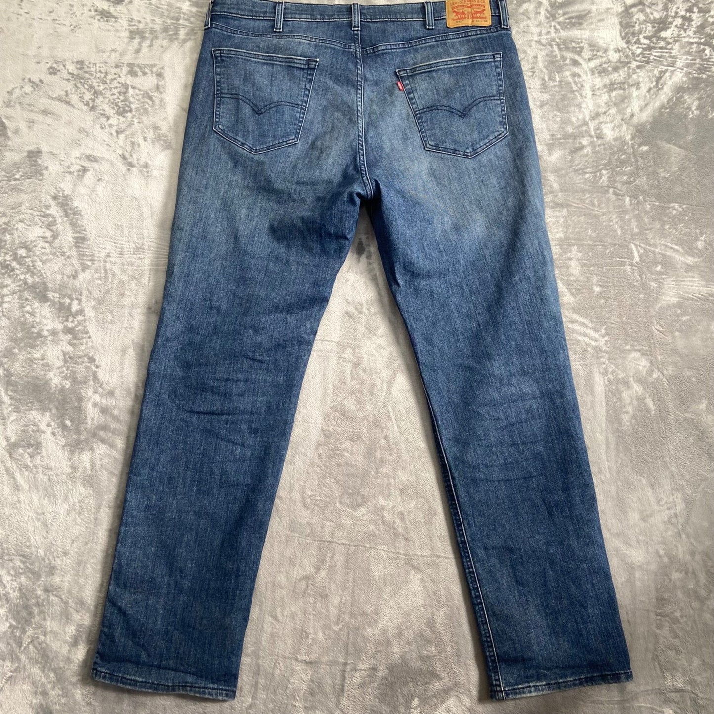 Levi's 541 Athletic Fit Men's Jeans 40x34 Blue Denim Cotton Blend