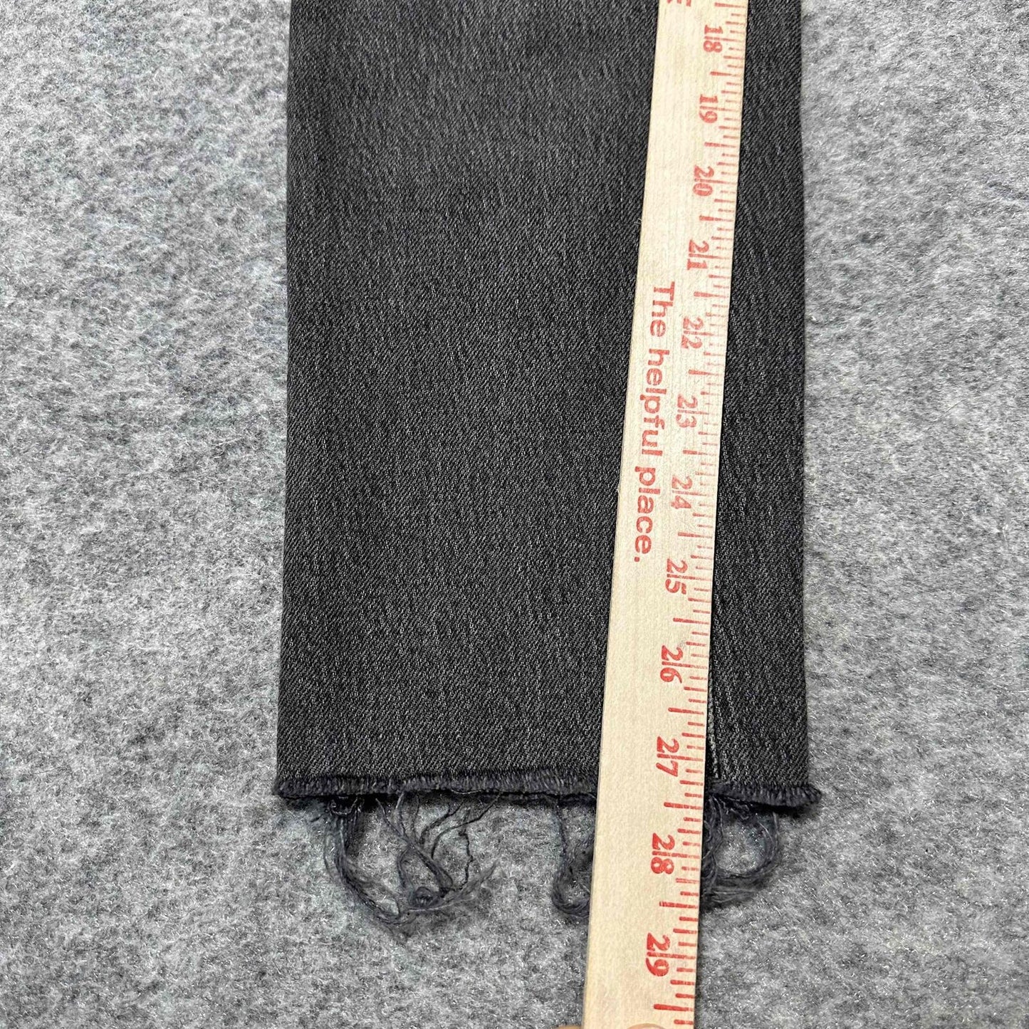 Madewell The Perfect Vintage Womens Distressed Jeans Size 24 Black Dark Denim