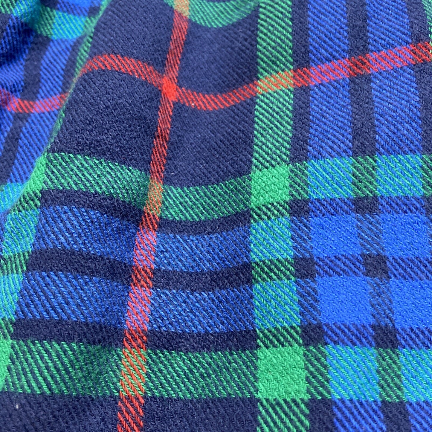 Aerie Checked Out Wide Leg Pajama Pants Women’s Size S Reg Plaid Green Blue Red