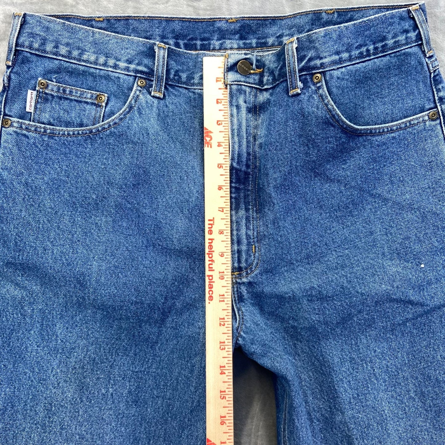 Carhartt Men's Relaxed Straight Jeans Size 40x34 Blue