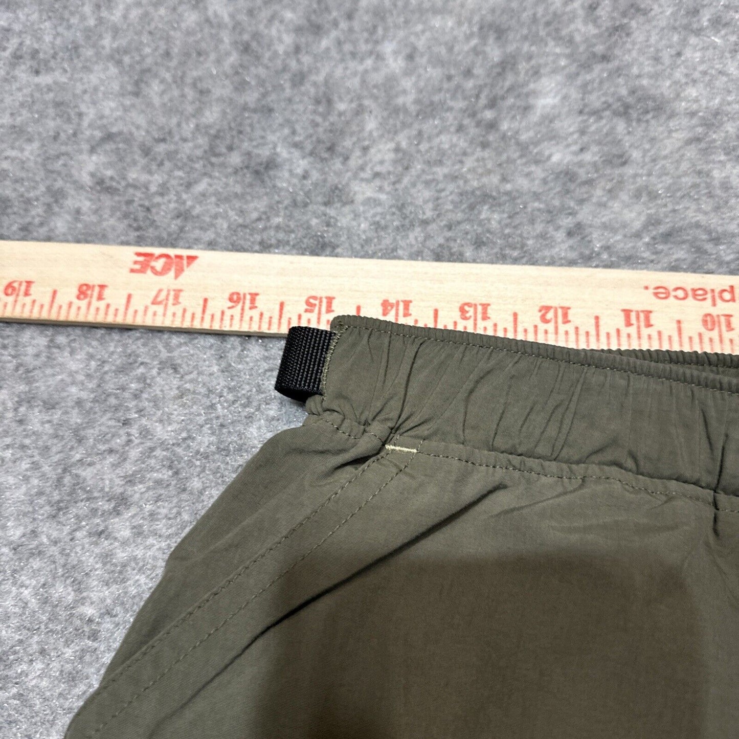 REI Co-op Sahara Men's Convertible Straight Cargo Pants Size Lx32 Green Dark
