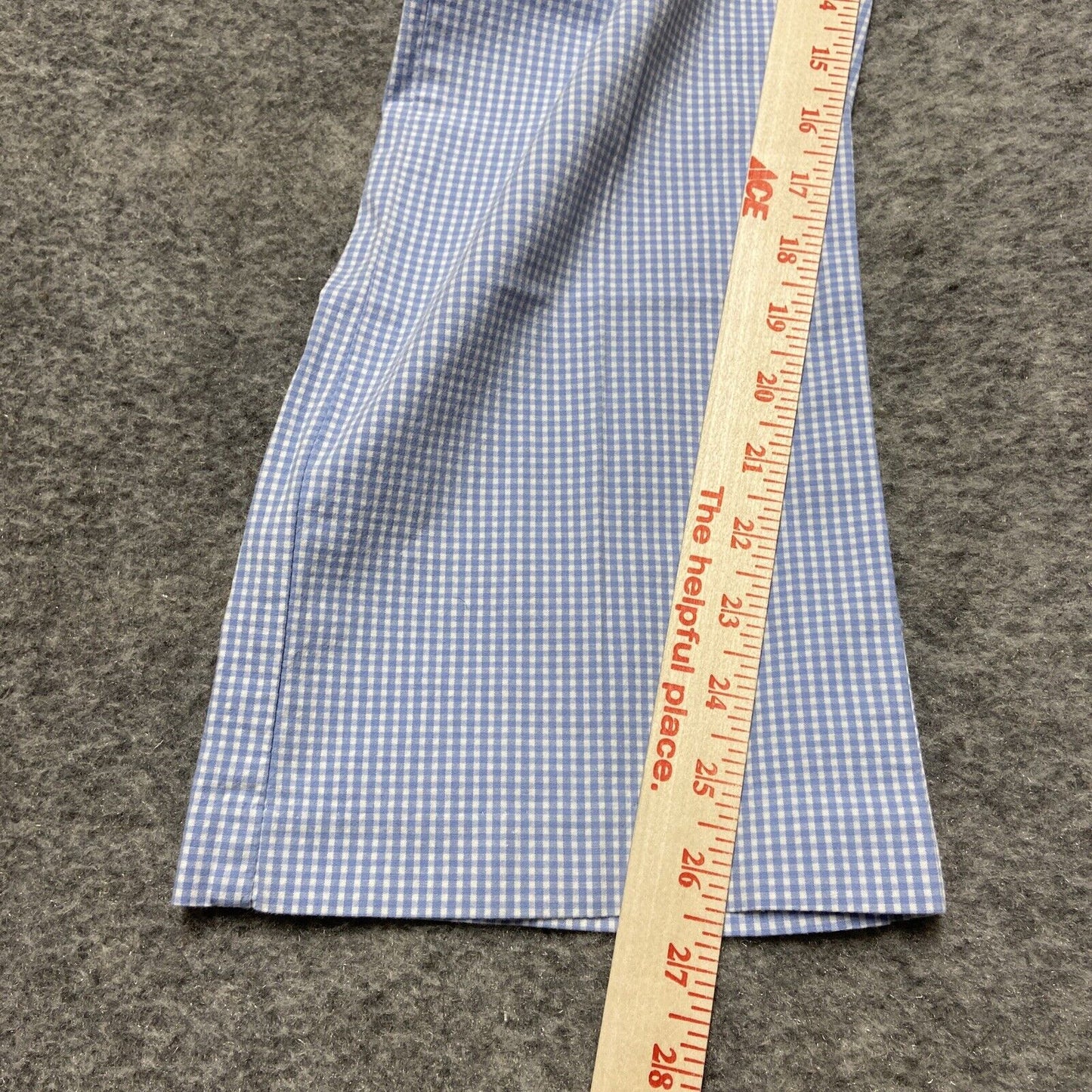 Polo Jeans Co. Ralph Lauren Pants Women's Size 10 Blue Gingham Checkered Plaid
