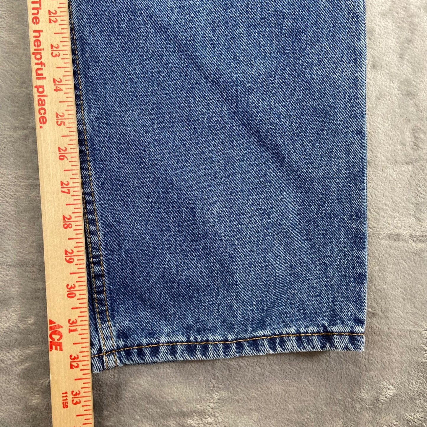 Levi's 550 Relaxed Fit Men's Jeans 38x34 Blue Denim Cotton Casual