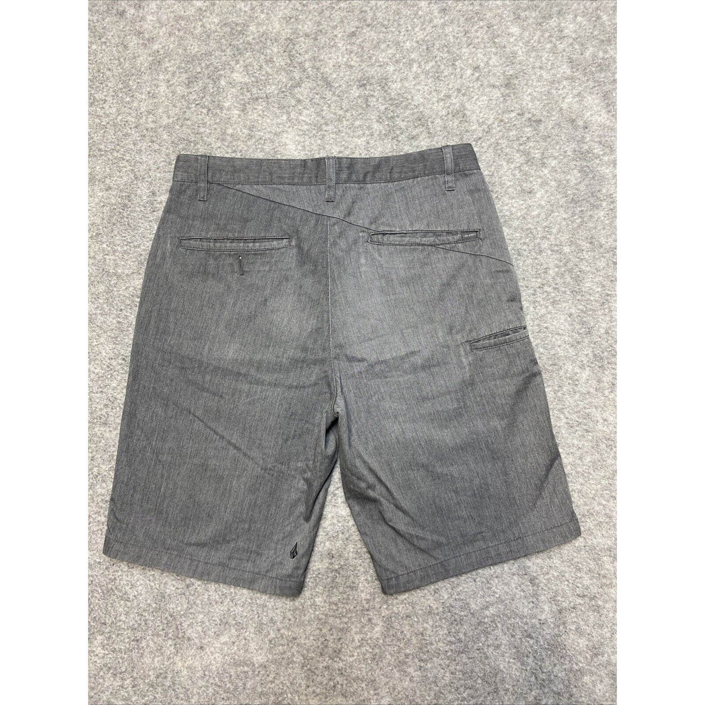 Volcom Frickin Chino Shorts Men's Size 32 Gray Casual Shorts