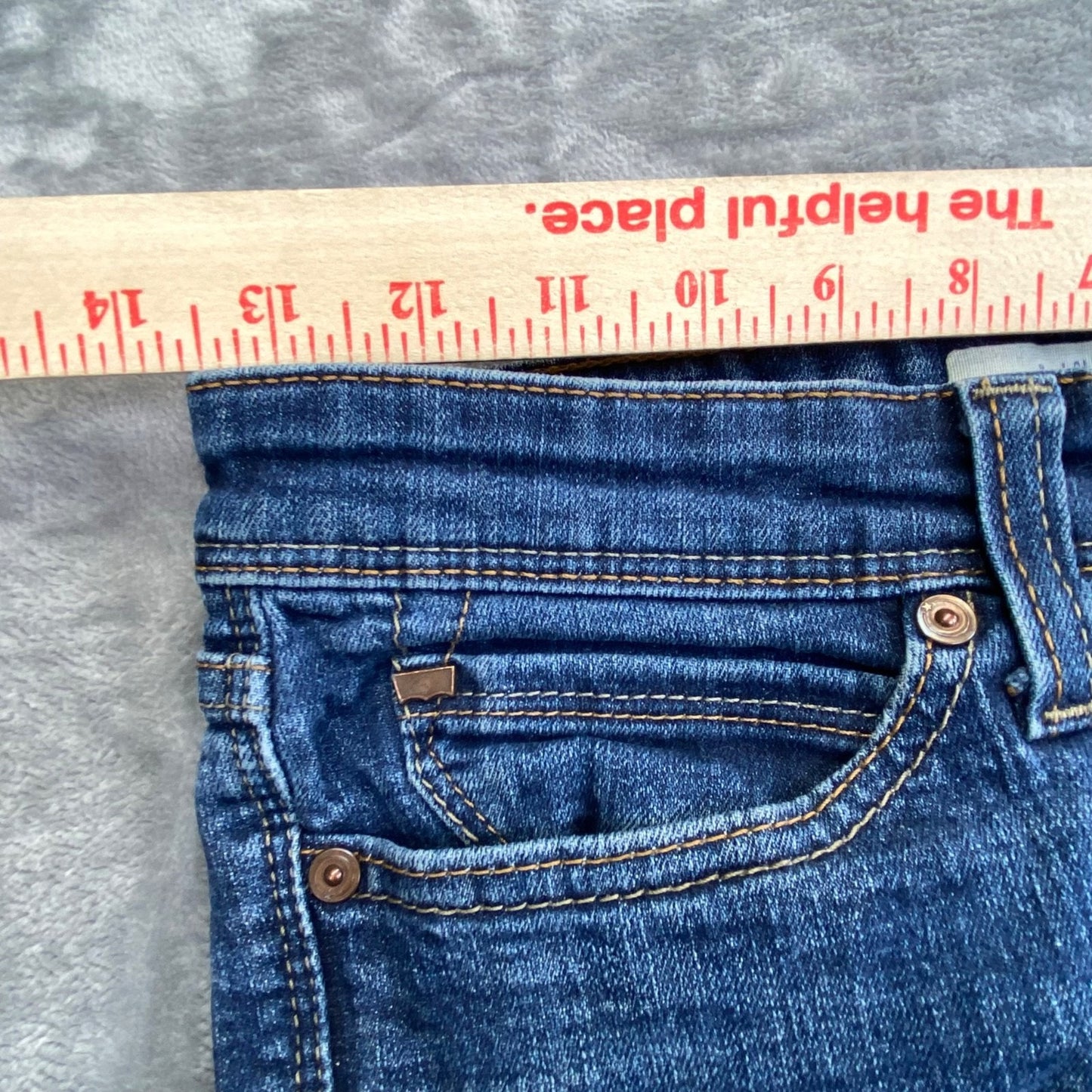 Levi's Demi Curve Bootcut Jeans Women's Size 6M Dark Blue Denim