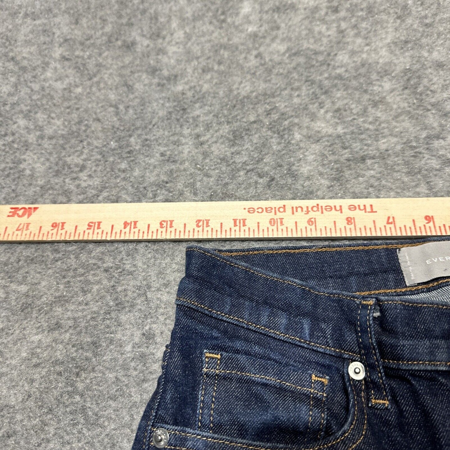 Everlane Women's Skinny Jeans Size 26 Blue Dark Wash Denim