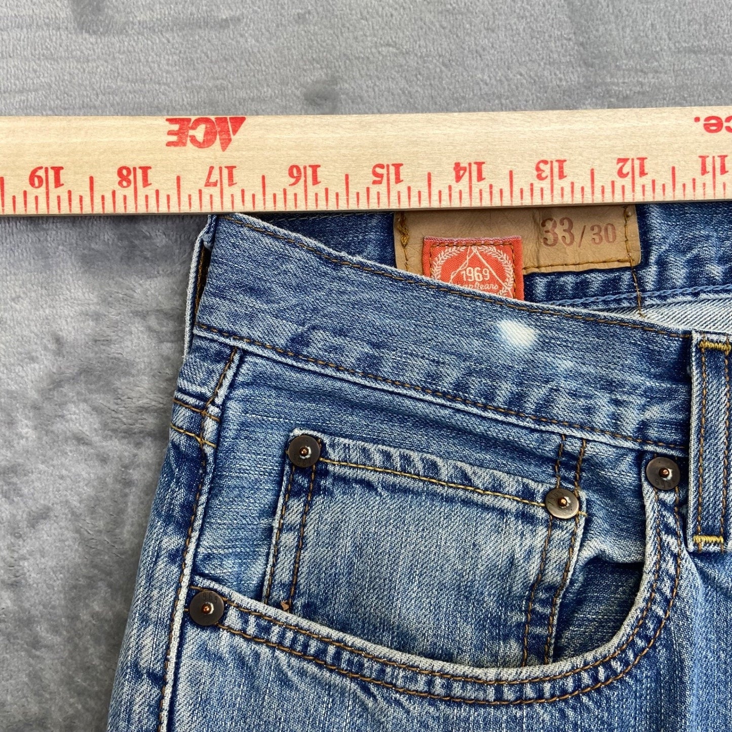 Vintage Gap 1969 Men's Standard Fit Jeans Size 33/30 Blue Denim #534424
