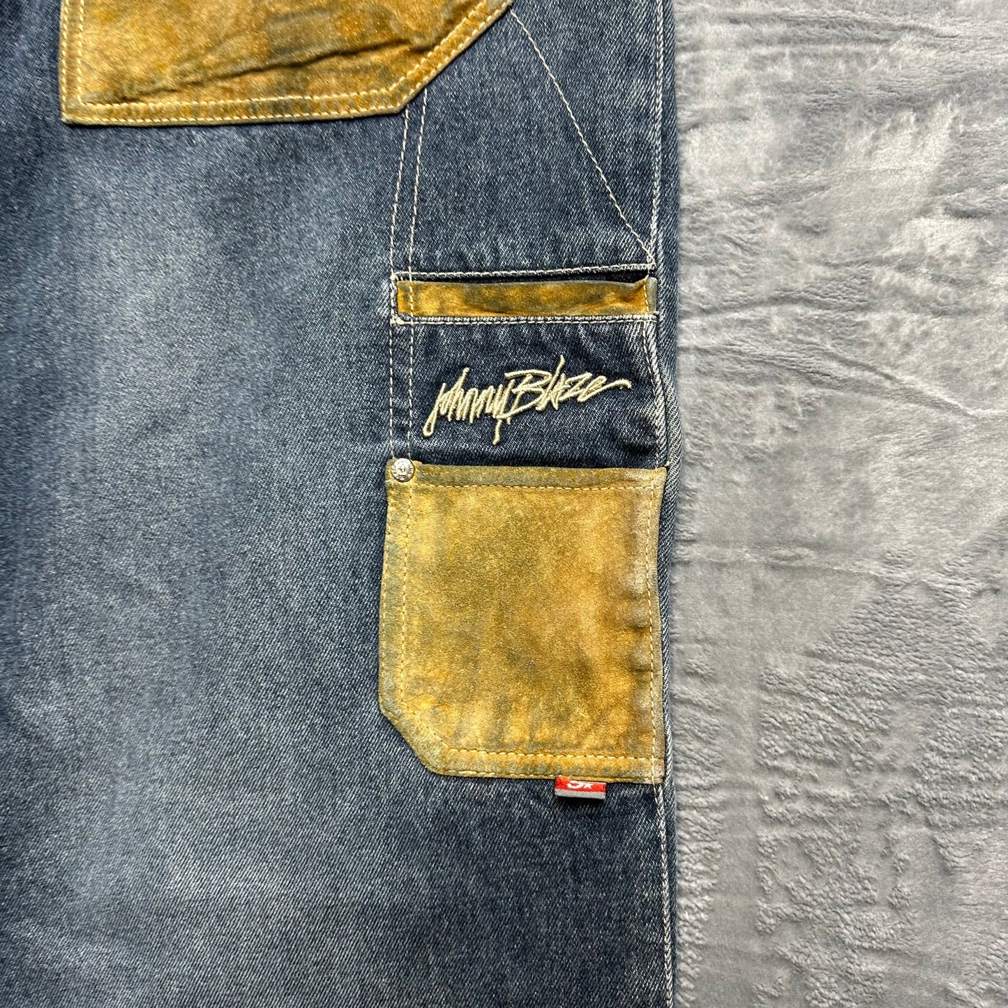draft: Johnny Blaze Bootcut Jeans Men's Size 34 Blue Denim