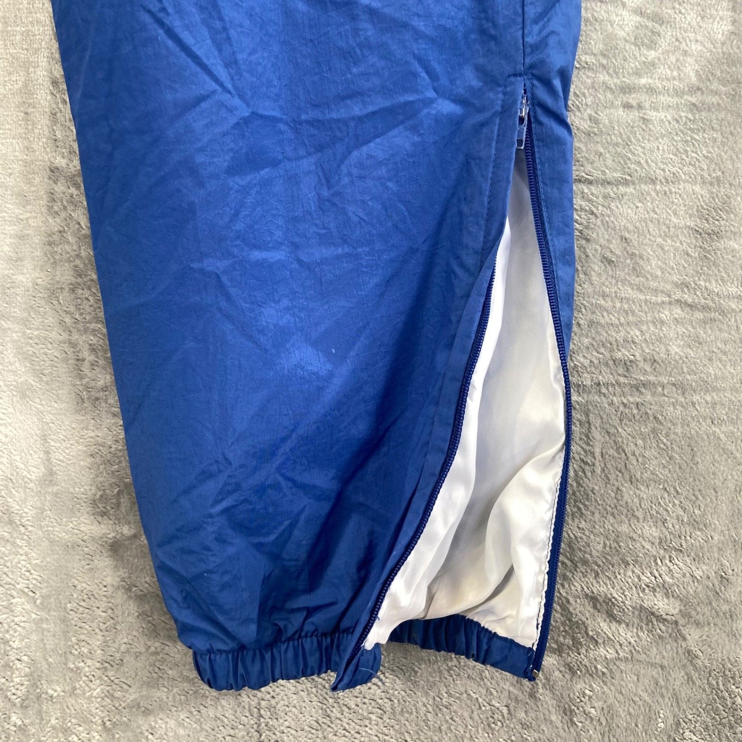 Vintage Nike Men's Lined Track Pants Size M Blue Elastic Waist Nylon