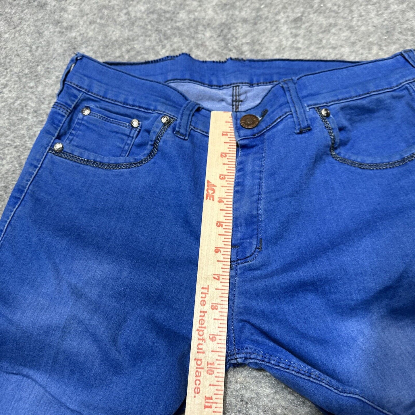 Diesel Blue Star Men's Straight Jeans Size 33 Blue Dark Wash Denim
