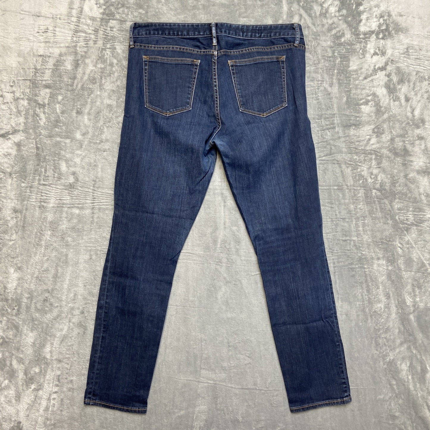 Gap 1969 Skinny Jeans Women's Size 32R Dark Blue Denim