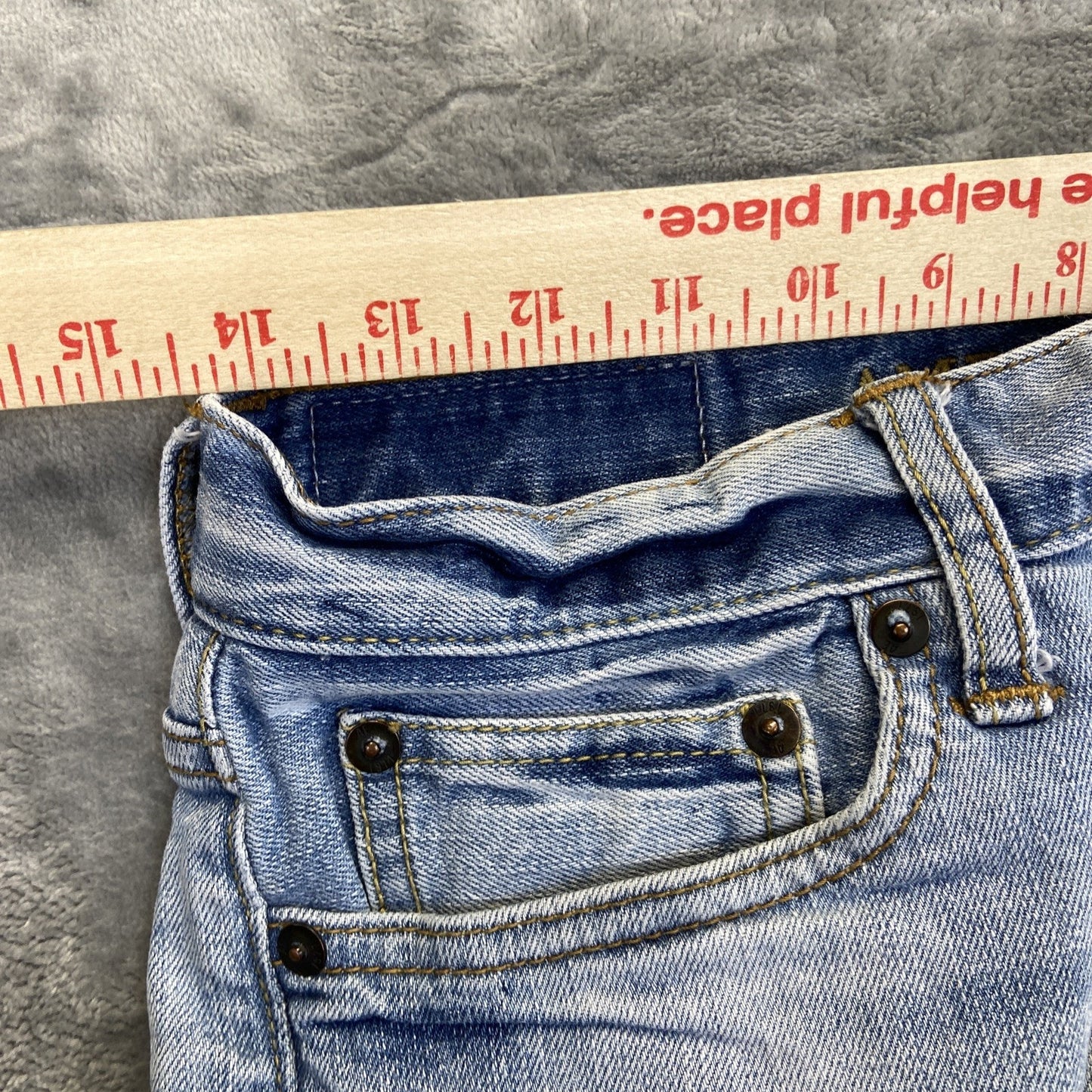 American Eagle Core Flex Slim Jeans Men's Size 28x28 Light Blue Denim