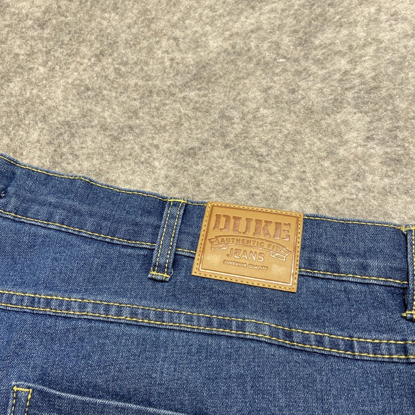 Vintage Duke Habands Authentic Fit Jeans Men's Size 44/M Blue Denim