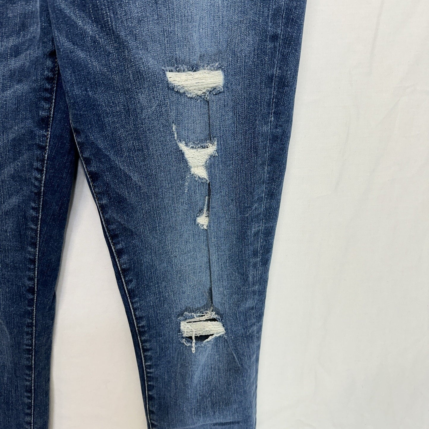 Abercrombie & Fitch Curve Love High Rise Super Skinny Jeans Womens 6L Blue Denim