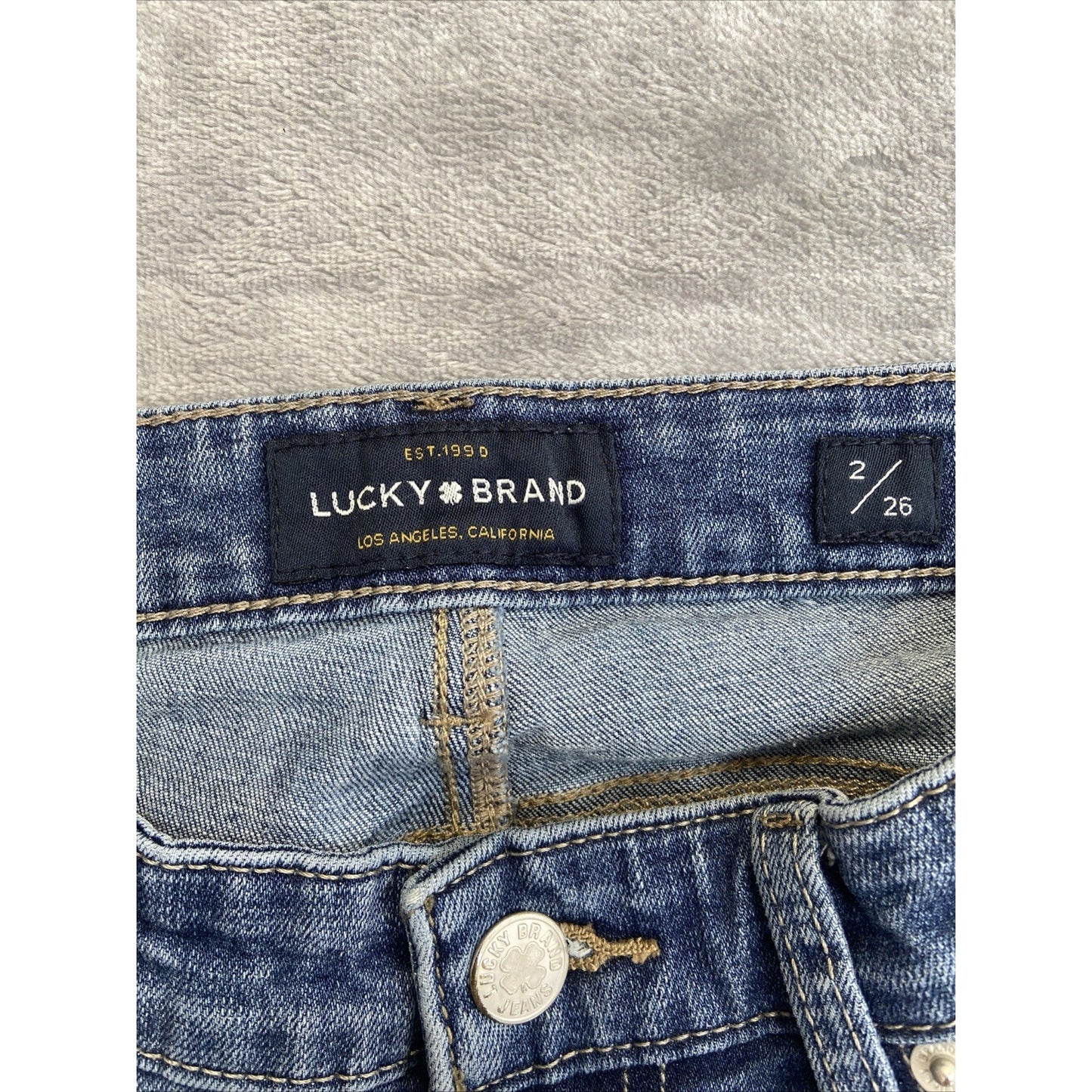 Lucky Brand Stella Skinny Jeans Women's Size 26 Blue Denim