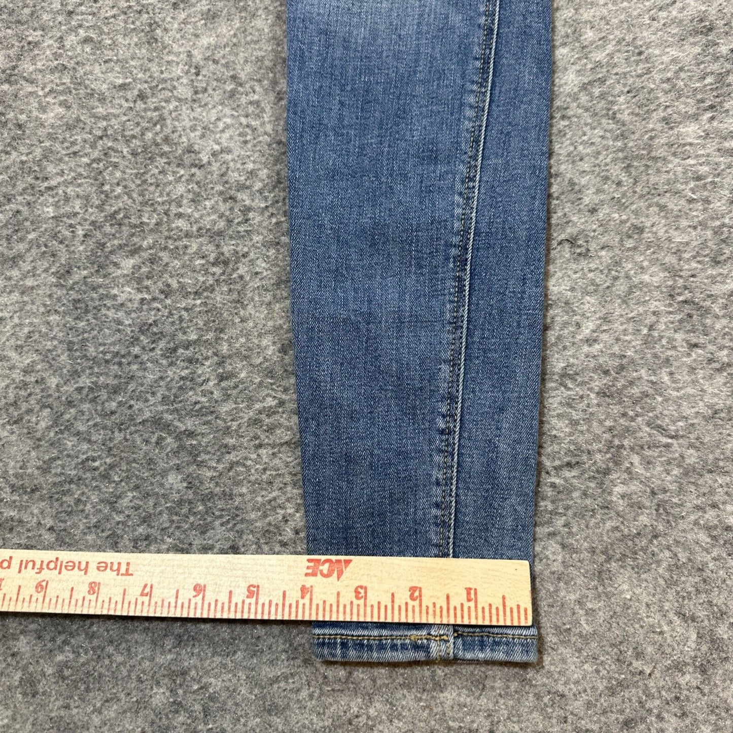 Old Navy Rockstar Super Skinny High Rise Jeans Women's Size 00 Blue Denim