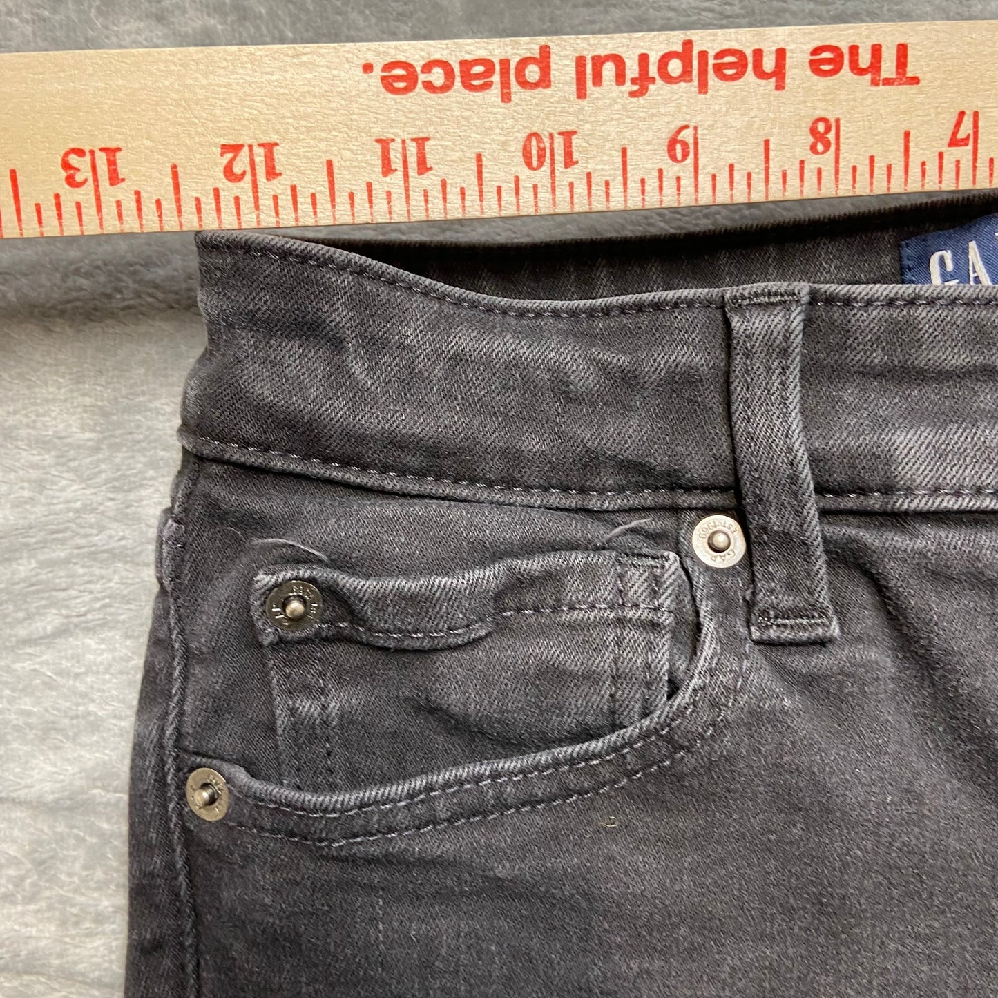 Gap Universal Legging Jeans Women's Size 2/26R Black Denim EUC
