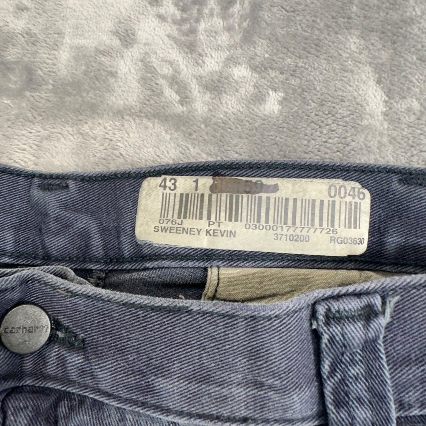 Carhartt FR Men's Straight Pants 36x30 Dark Blue Work Pants Flame Resistant