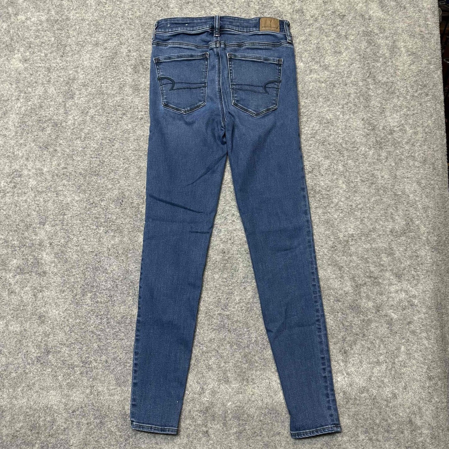 American Eagle Women's Hi Rise Jegging Skinny Jeans Size 4 Blue Medium Denim