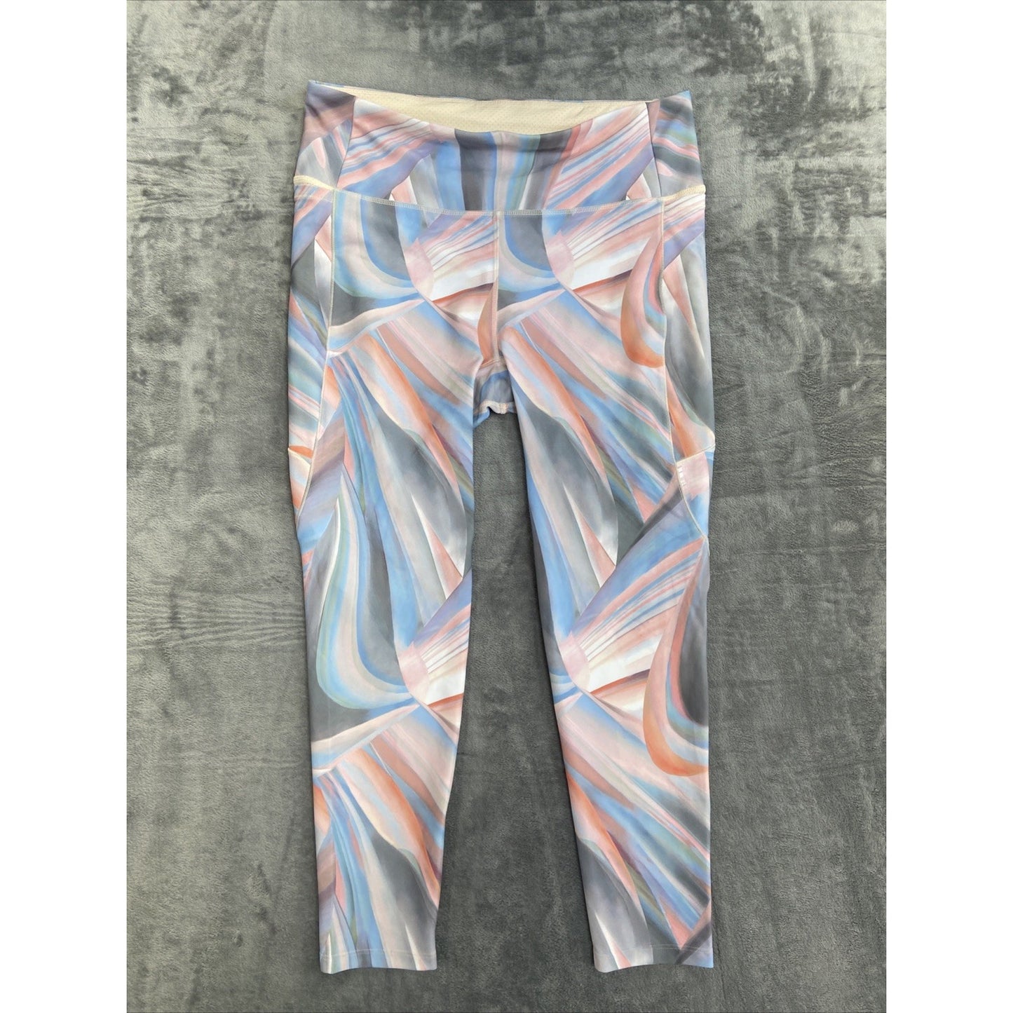 Calia Yoga Leggings Women's Size L Pastel Pink Multicolor Yoga Pants