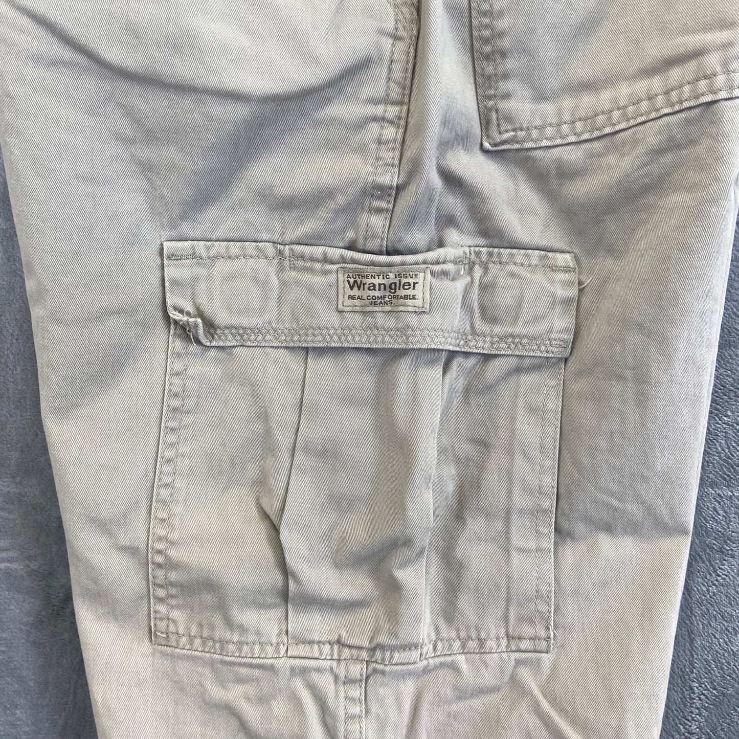 Wrangler Men's Cargo Pants Straight 34x30 Beige