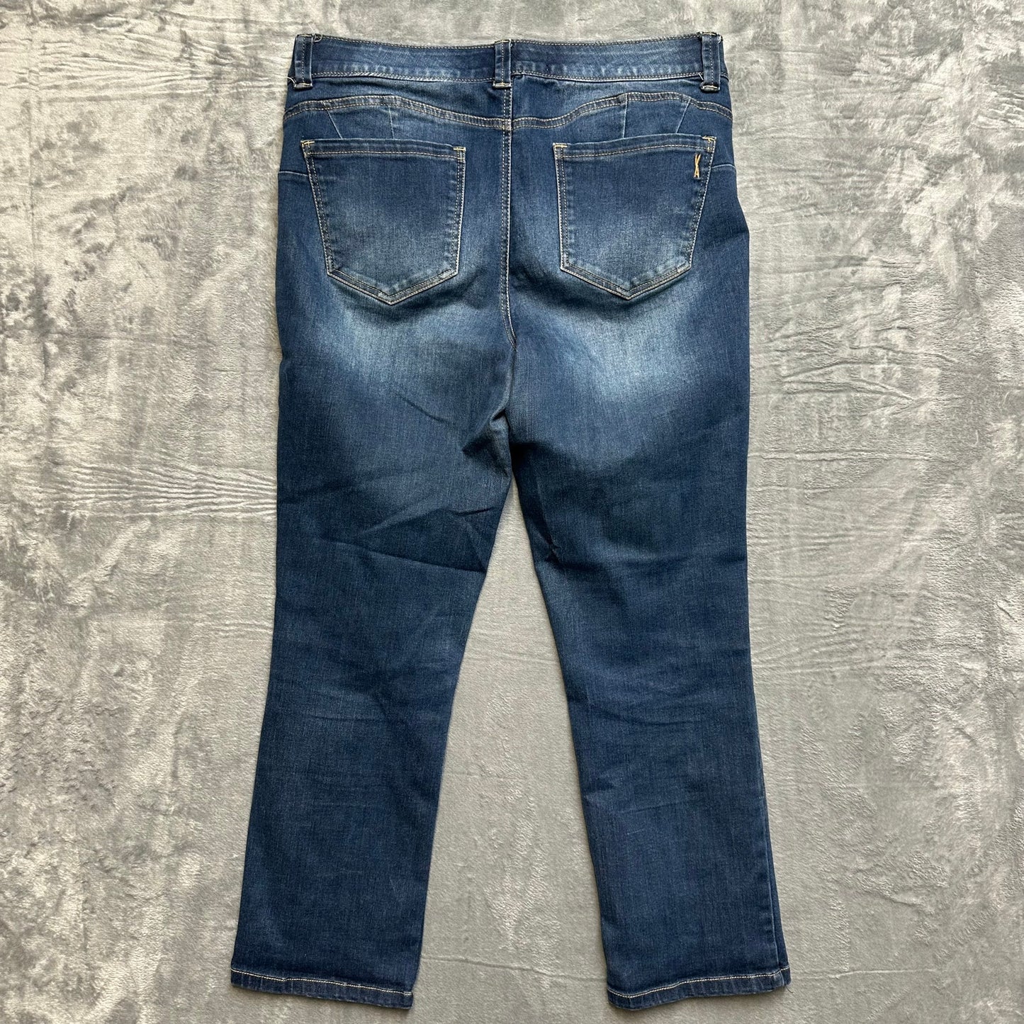 Vintage America Skinny Jeans Women's Sz 12 Dark Blue Denim