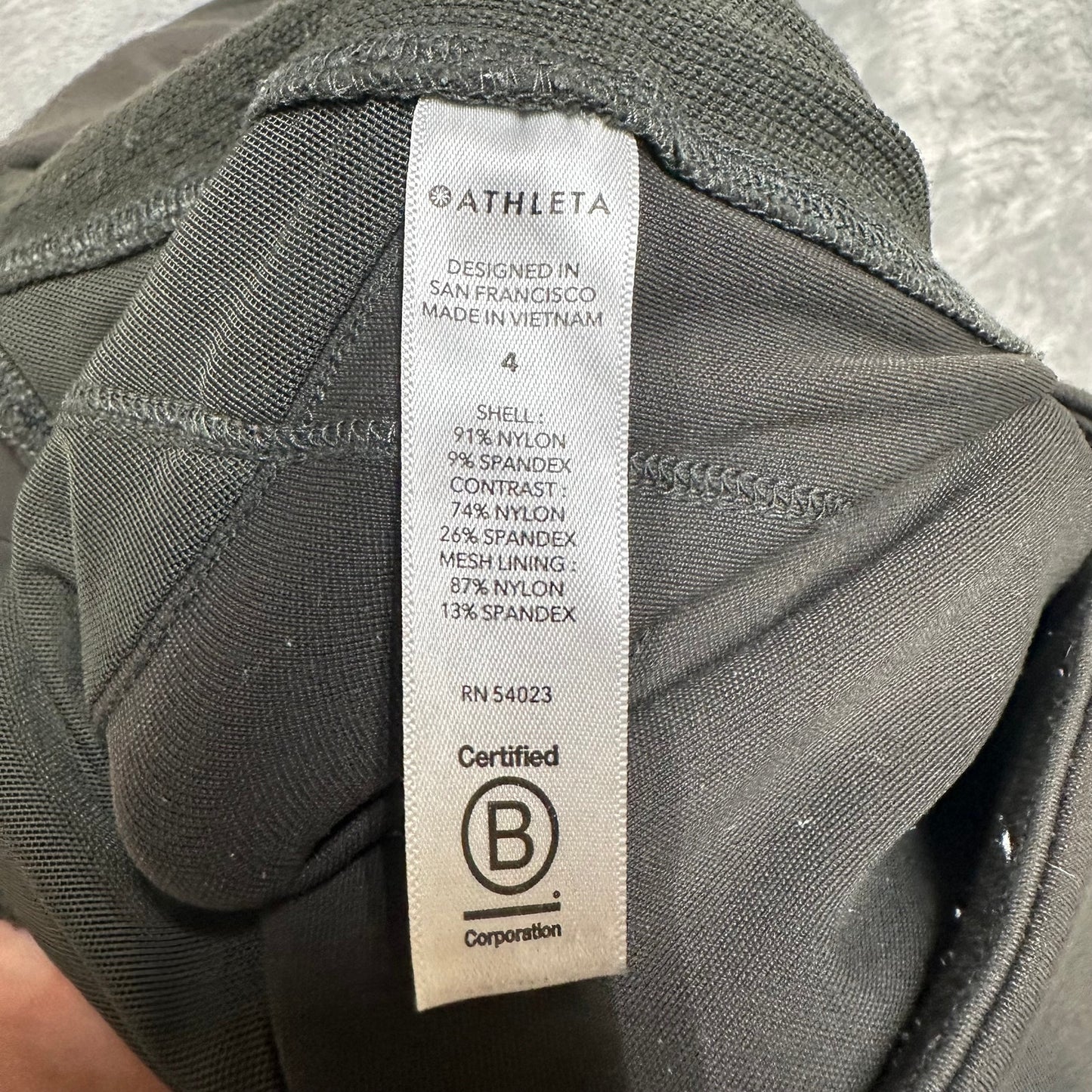 Athleta Straight Ankle Pants Women's Size 4 Green