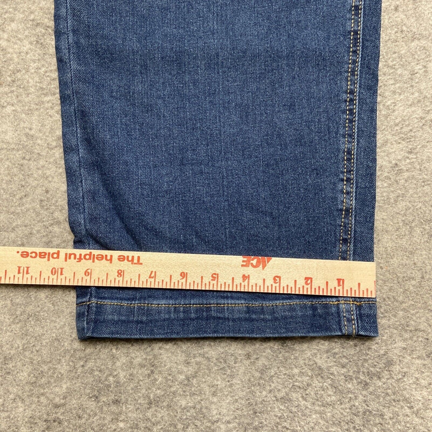 Vintage Duke Haband Cargo Jeans Men's Size 44/M Dark Blue Elastic Waist Denim