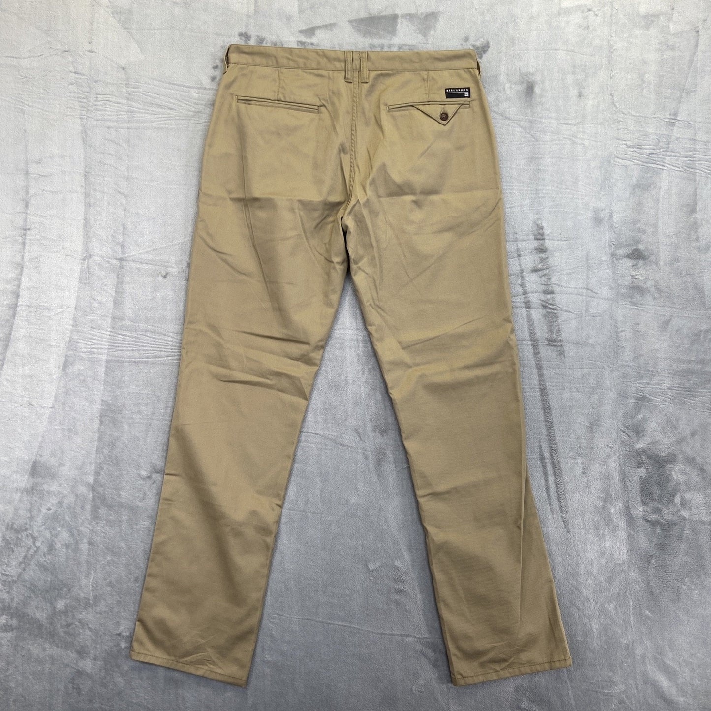 Billabong Carter Straight Casual Chino Pants Men's Size 34 Brown Tan