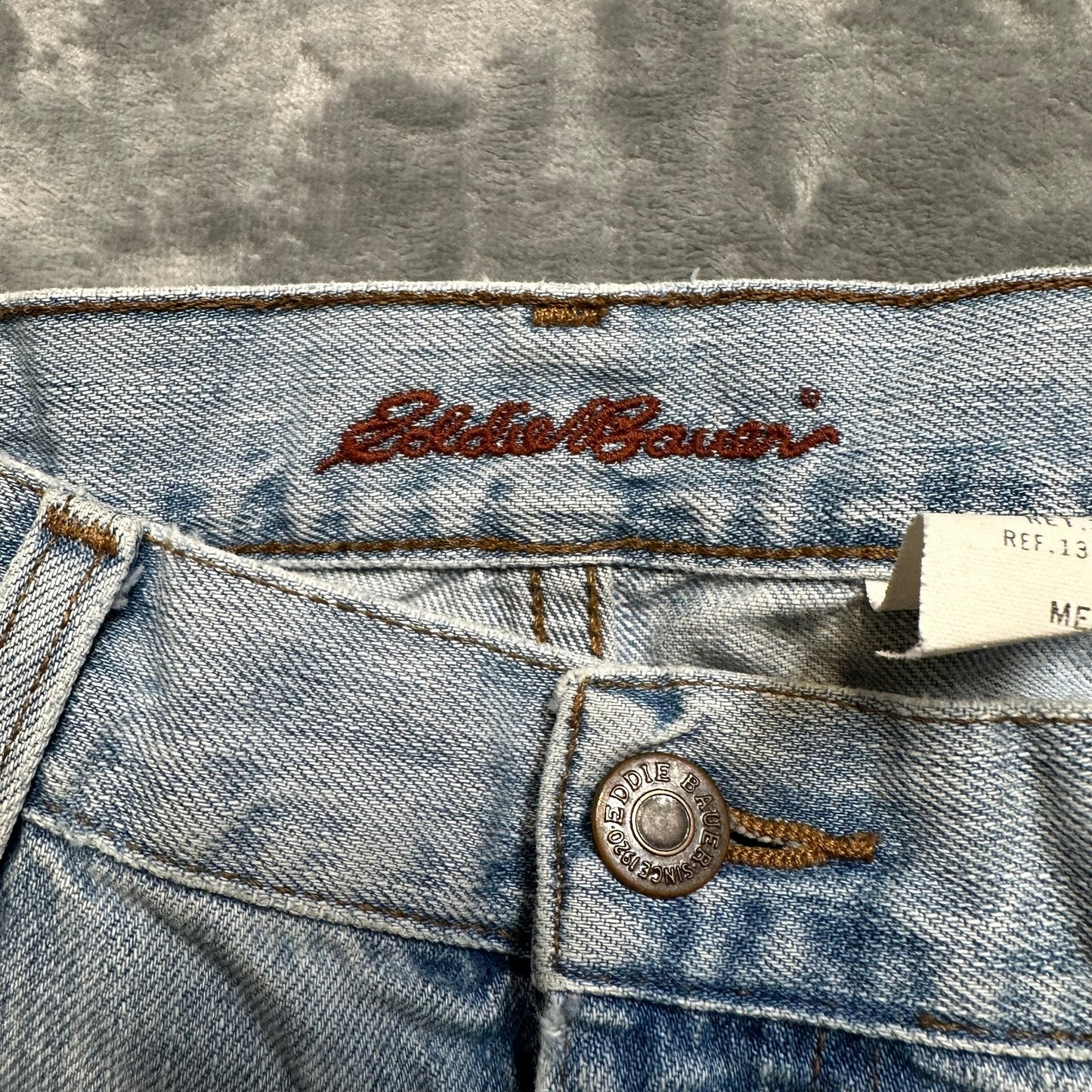 Vintage Eddie Bauer Mid Rise Straight Leg Jeans Men's Size 34x30 Blue
