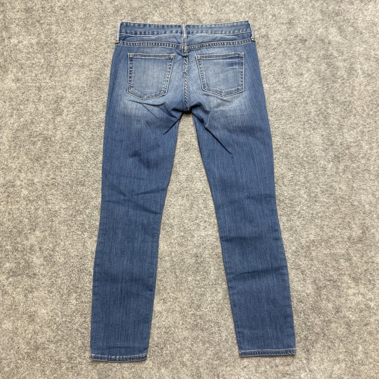 Gap 1969 Always Skinny Distressed Jeans Women's Size 26p Blue Denim
