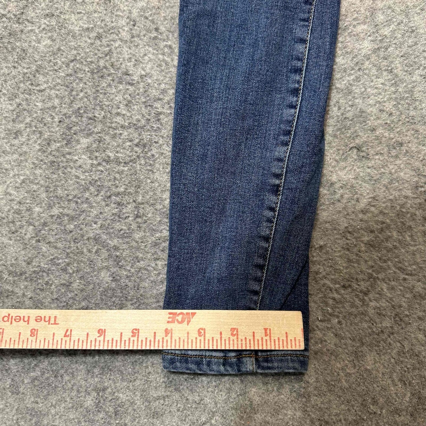Good American Womens Fit Mid Rise Skinny Jeans Size 0/25 Blue Dark Wash Denim