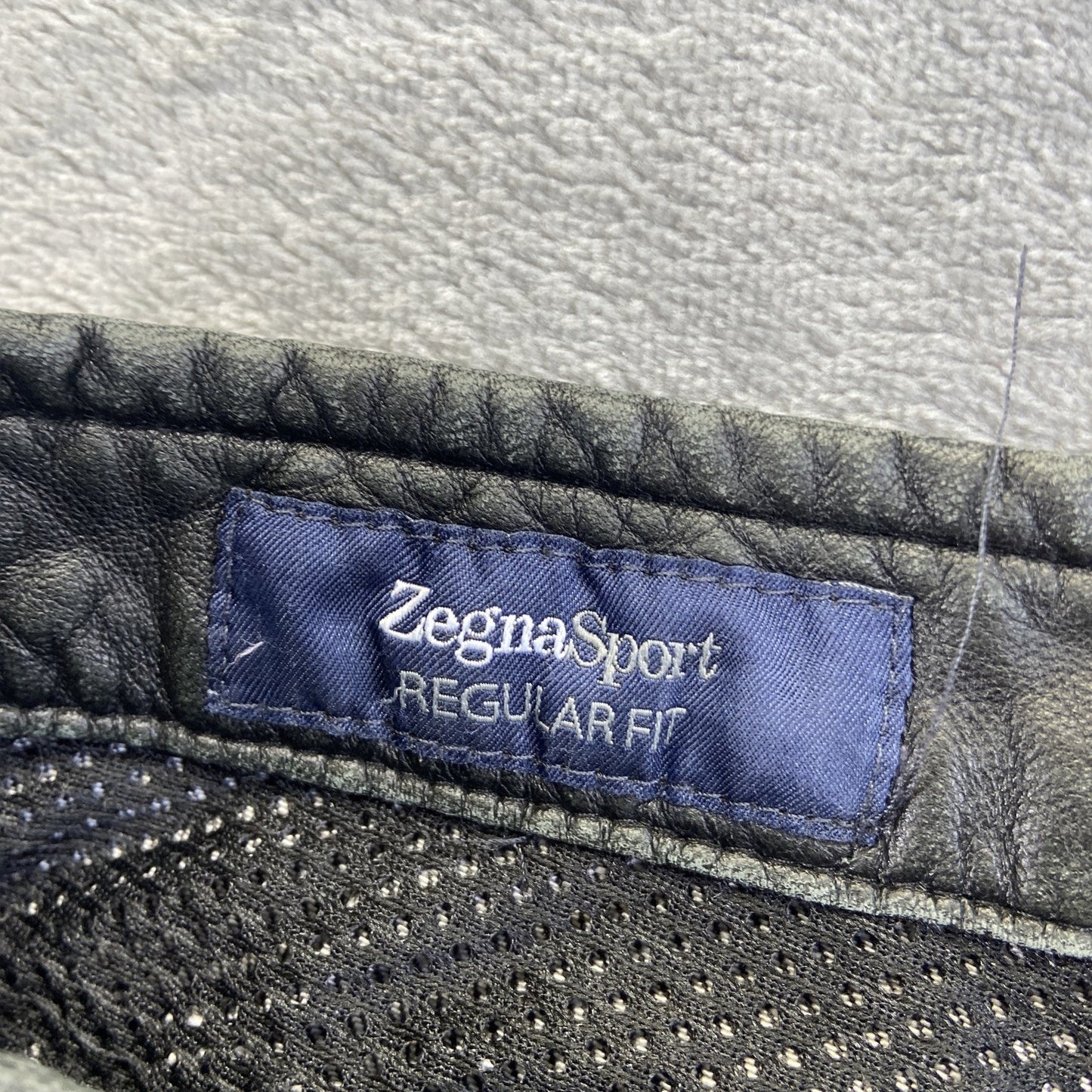 Zegna Sport Regular Fit Carbon Jeans Men's Size 38 Black Denim
