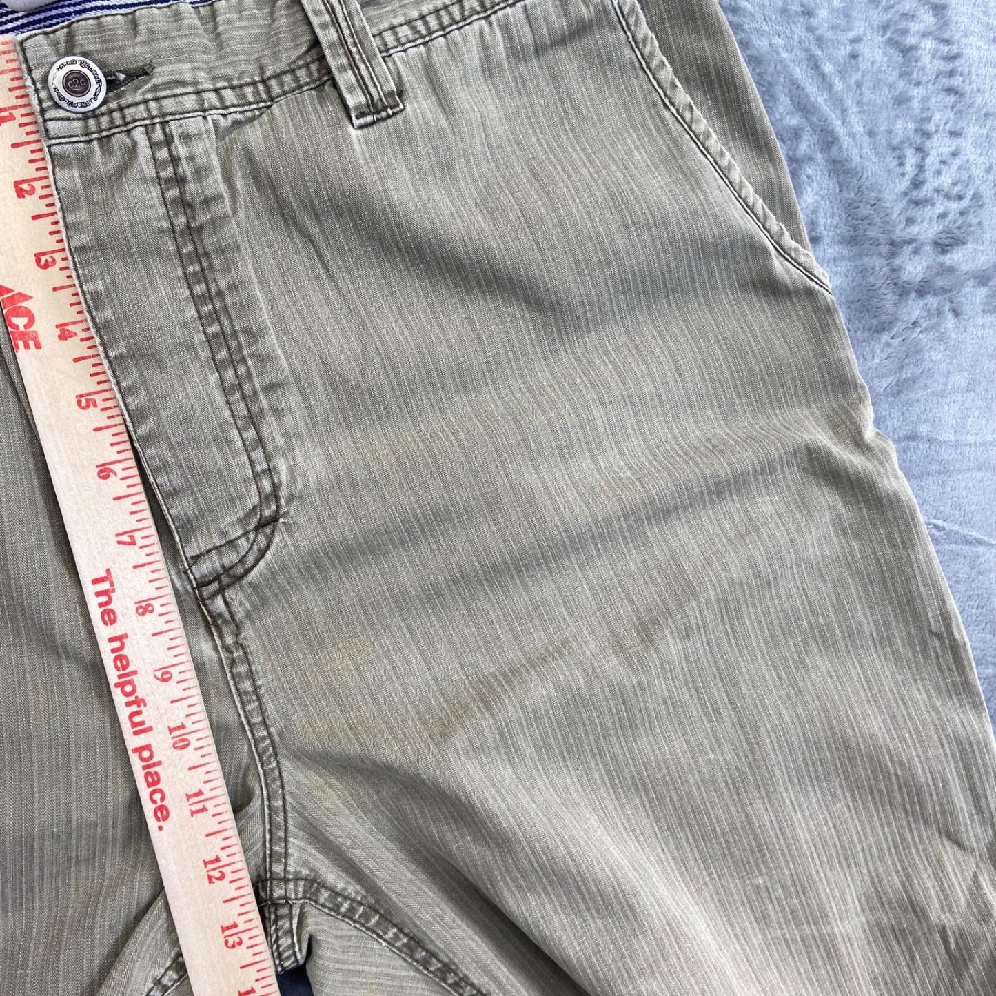 Carbon2Cobalt Men's Khaki Pants Size 38 Regular Cotton Casual