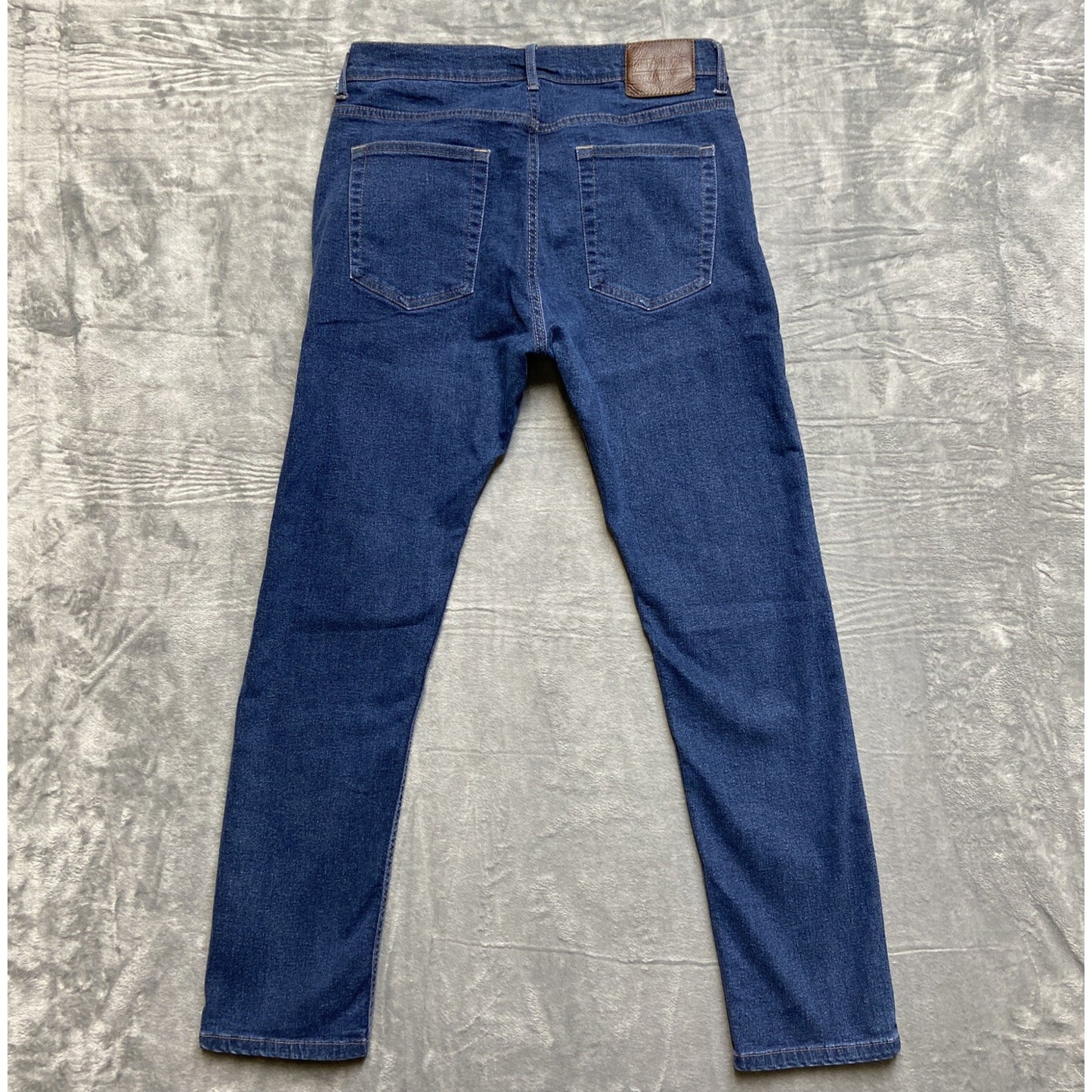 M Tailor Straight Jeans Men’s Size 30x30 Dark Blue Denim