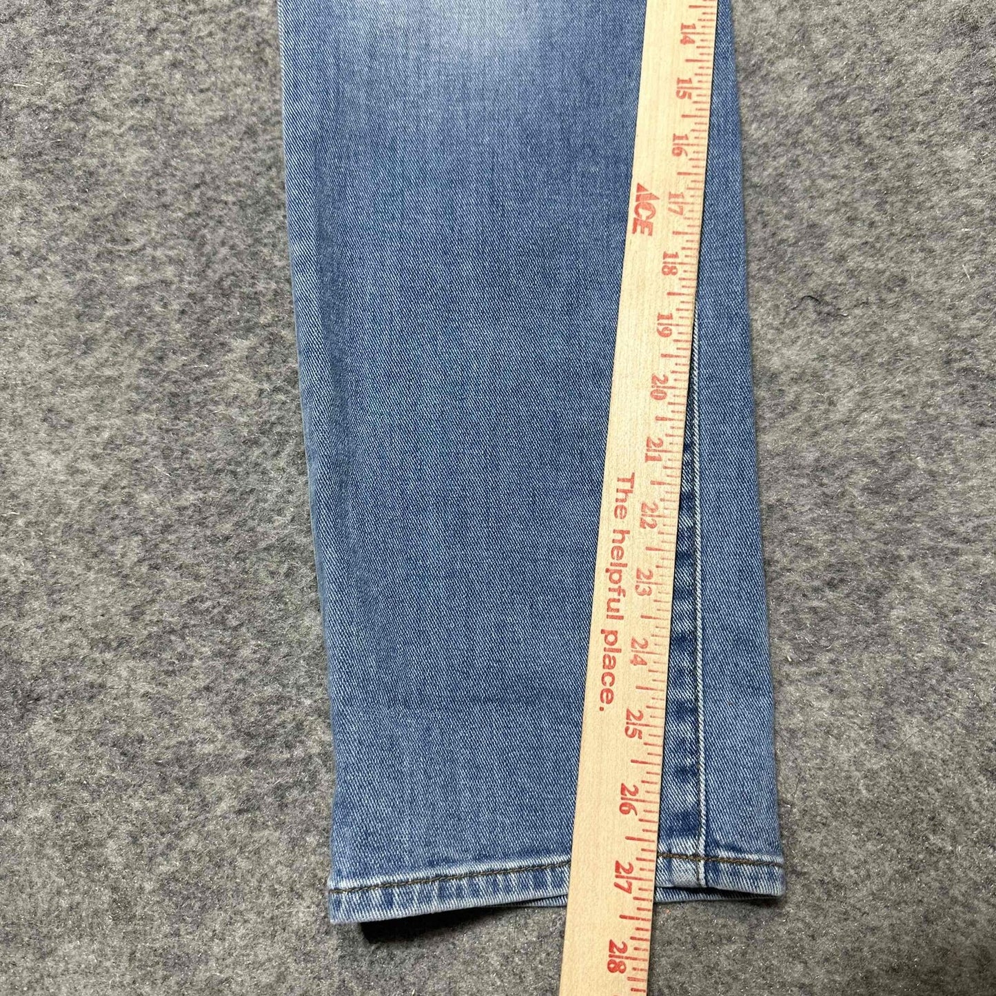 NEW 7 For All Mankind Women's Skinny Belted Jeans Size 32 Blue Light Wash