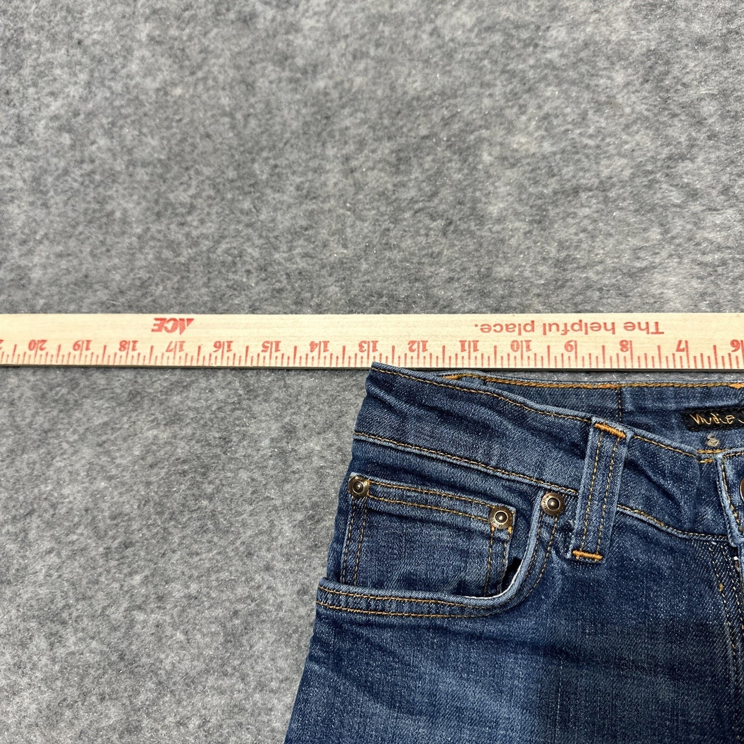 Nudie Jeans Women's Skinny Jeans Size 26 Blue Medium Wash Denim
