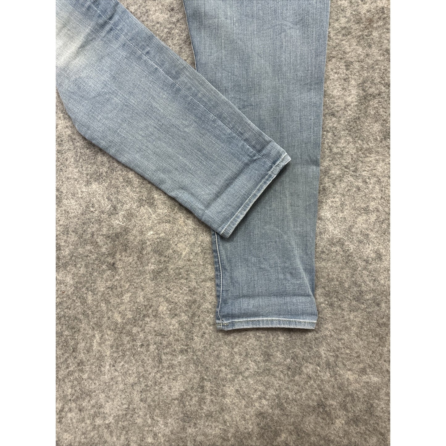 7 For All Mankind Josefina Skinny Boyfriend Distressed Jeans Womens Sz 28 Blue